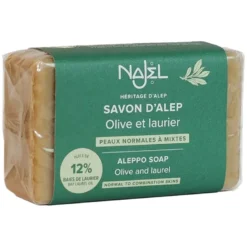 Aleppotvål - 12% lagerbärsolja, 100 g