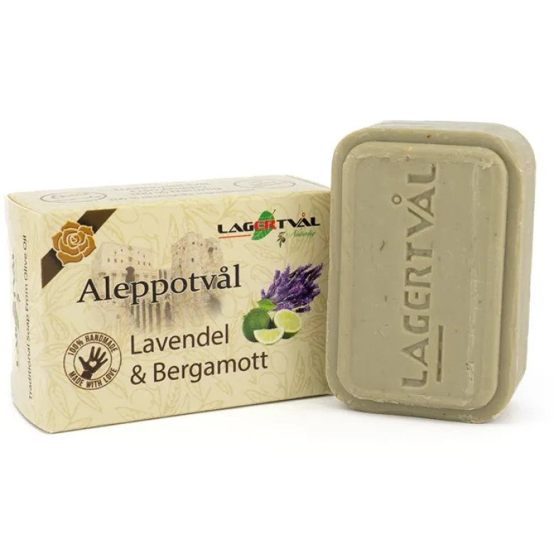 Aleppotvål med doft - 4% lagerbärsolja, ca. 100 g