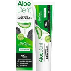 Aloe Vera Gel Toothpaste Activated Charcoal, 100 ml