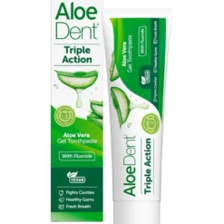 Aloe Vera Triple Action Fluoride Gel Toothpaste, 100 ml