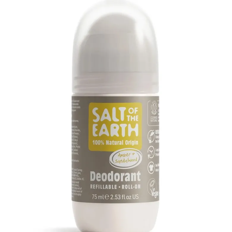 Amber & Sandalwood Roll-On Deodorant, 75 ml