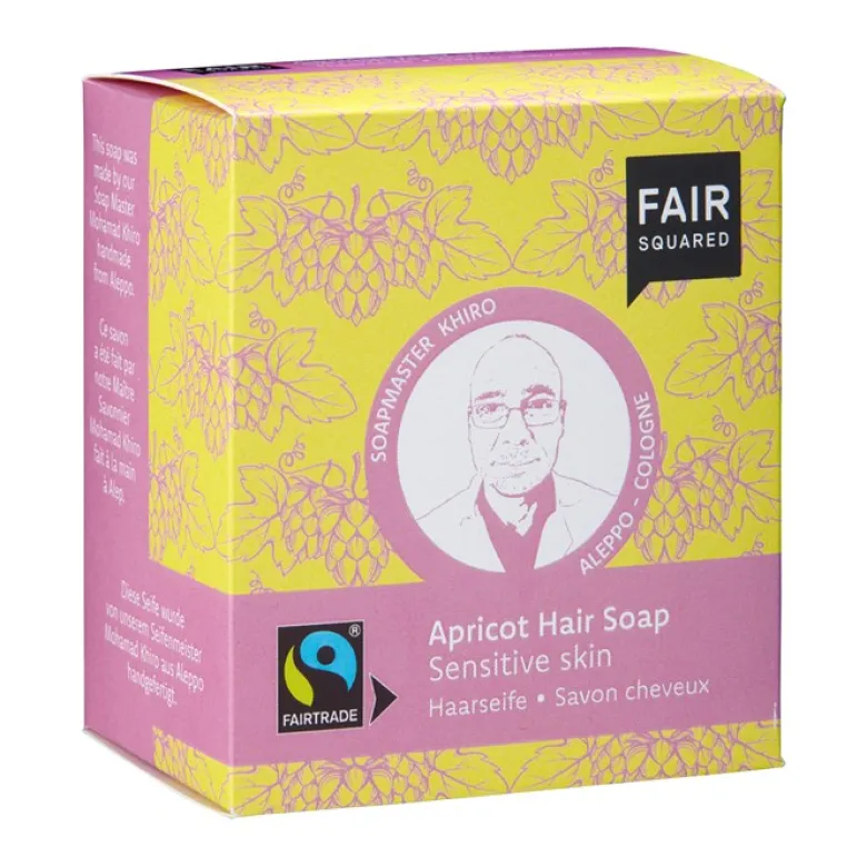 Apricot Hair Soap Sensitive Skin, 2 x 80 g