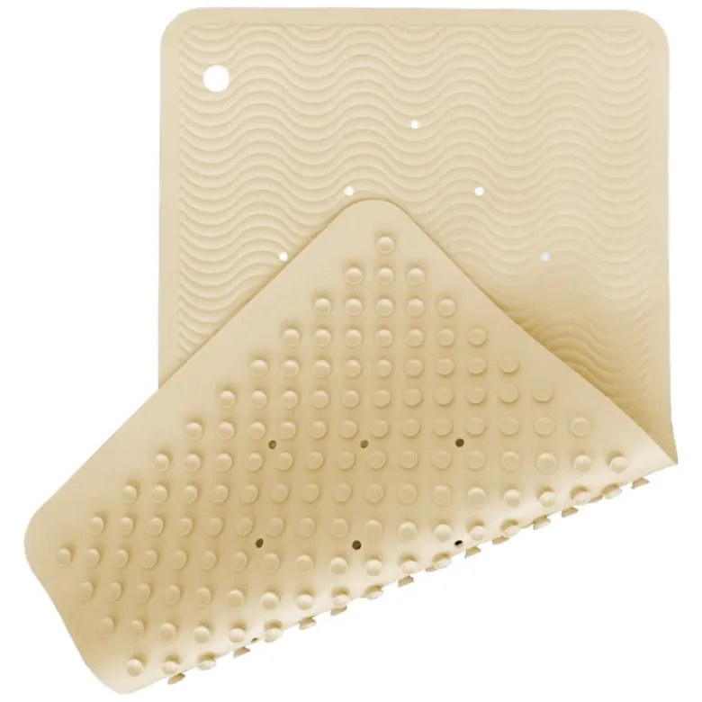 Badmatta Naturgummi - Wave, 69 x 39 cm