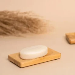 Bamboo Soap Holder, 12 x 8 cm