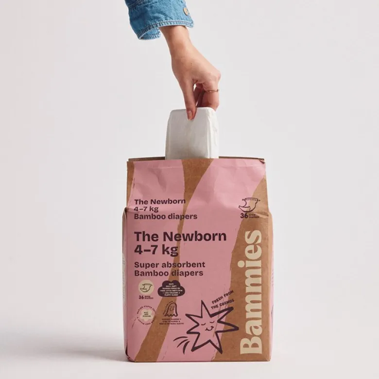 Bambublöjor The Newborn 4-7 kg, 36 st