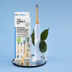 Bambuborsthuvud med påminnelsestrån till Philips Sonicare, 4-pack