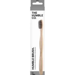 Bambutandborste Soft Charcoal