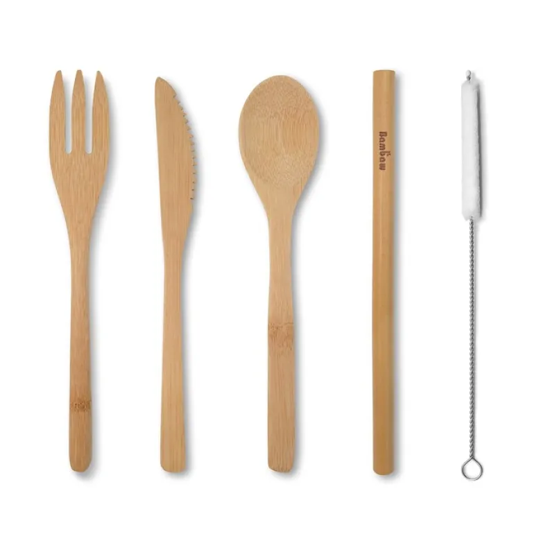 Bestickset Bambu, 5 delar