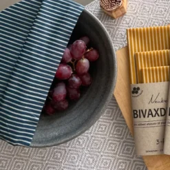Bivaxdukar Blå Rand, 3 st