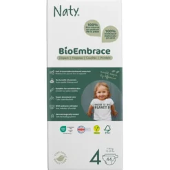 Blöjor BioEmbrace - Storlek 4 (7-18 kg), 44 st