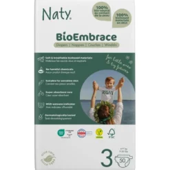 Blöjor BioEmbrace - Storlek 3 (4-9 kg), 50 st