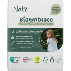 Blöjor BioEmbrace - Storlek 6 (16+ kg), 17 st