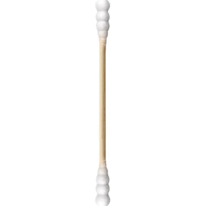 Bomullstops med Bambupinne - Spiralform, 100 st