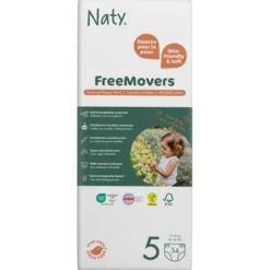 Byxblöjor FreeMovers - Storlek 5 (12-18 kg), 34 st