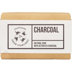 Charcoal Natural Bar Soap, 110 g