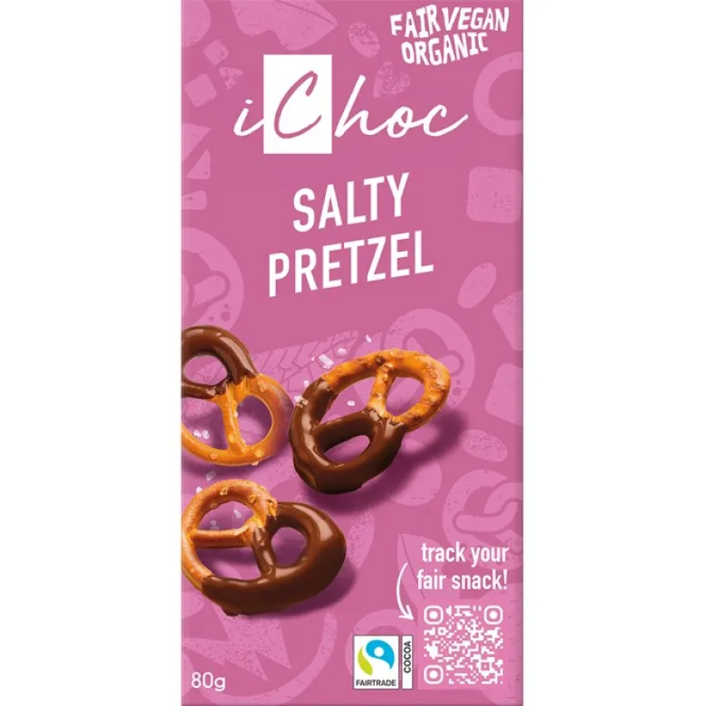 Chokladkaka Salty Pretzel, 80 g