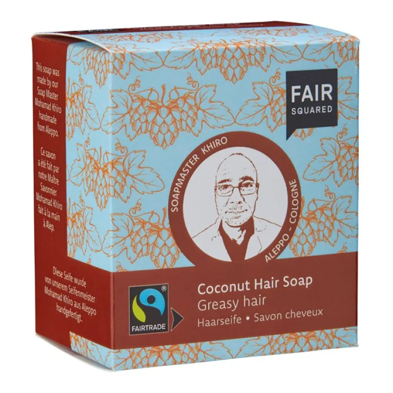 Coconut Hair Soap Greasy Hair, 2 x 80 g