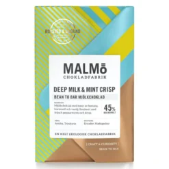 Craft Mjölkchoklad Deep Milk & Mint Crisp 45%, 58 g