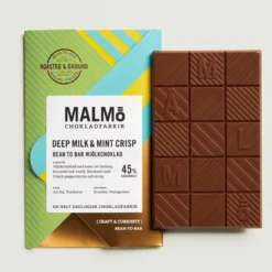 Craft Mjölkchoklad Deep Milk & Mint Crisp 45%, 58 g