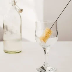 Diskborstset för glasflaskor