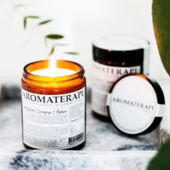 Doftljus Aromaterapi - Citrongräs & Apelsin