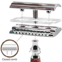 Dubbeleggade Rakblad till Säkerhetsrakhyvel, 20 x 5-pack
