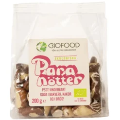 Ekologiska Paranötter, 200 g