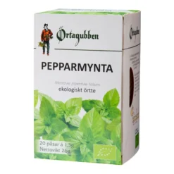 Ekologiskt Örtte Pepparmynta, 20 påsar