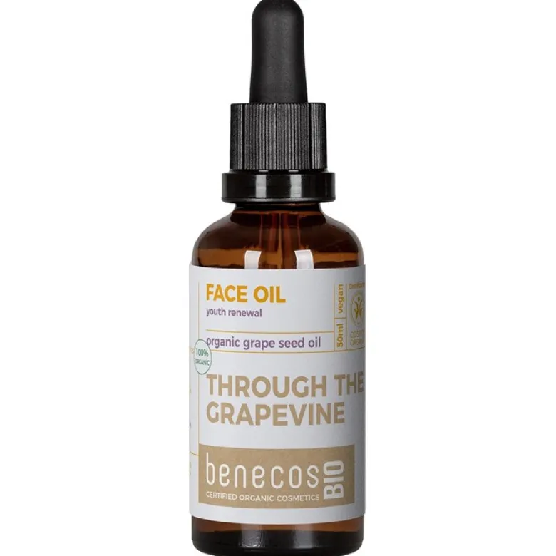 Face Oil Organic Grape Seed Oil, 50 ml