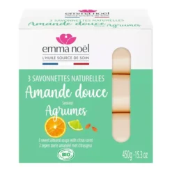 Fast Tvål Sweet Almond & Citrus, 3 x 150 g