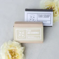 Flax & Chamomile Natural Bar Soap, 110 g