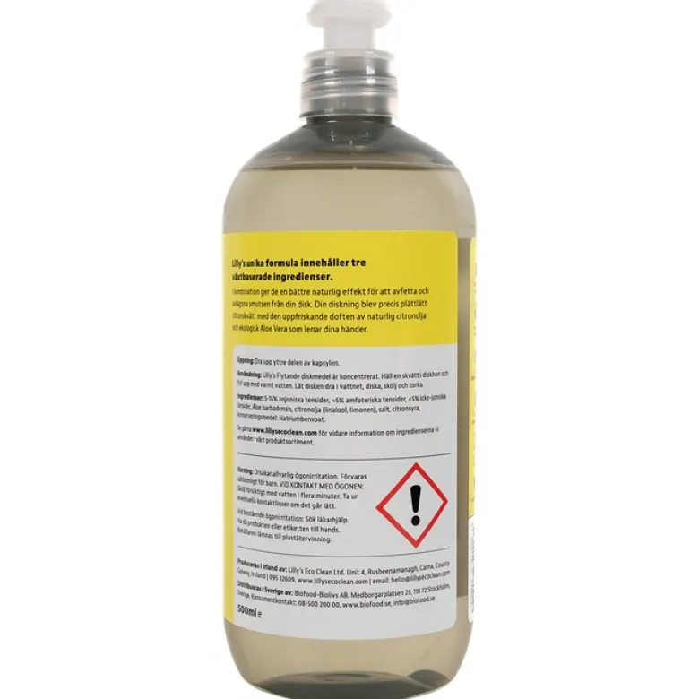 Flytande Diskmedel med Citronolja, 500 ml