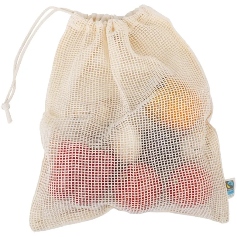 Frukt- & Grönsakspåse Fairtrade-bomull, 2-pack