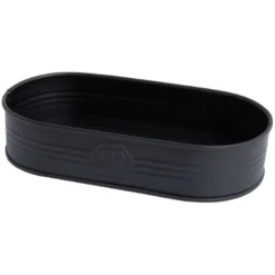 Förvaringskärl Metall - Svart, 20 cm