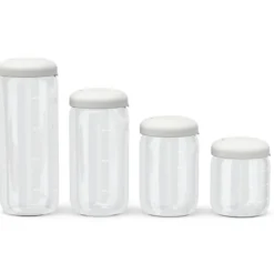Glasburk med silikonlock - Cloud