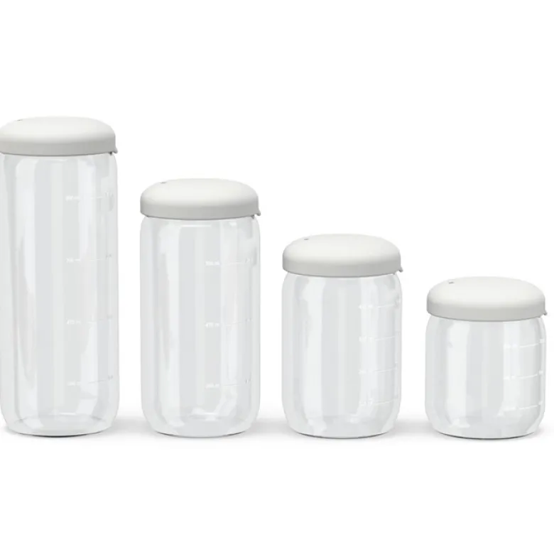 Glasburk med silikonlock - Cloud