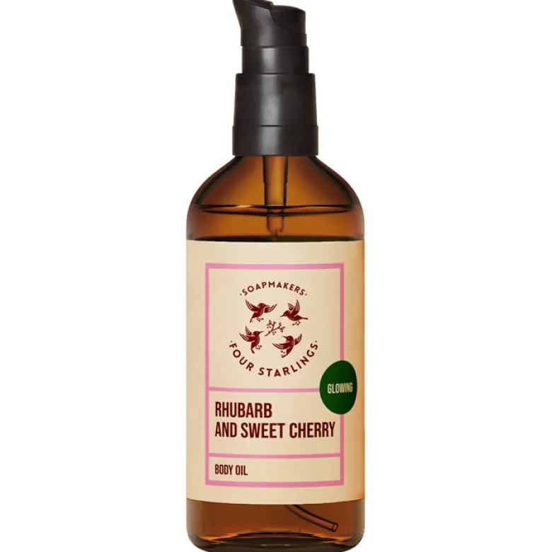 Glowing Body Oil Rhubarb & Sweet Cherry, 100 ml