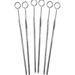 Grillspett Rostfritt stål - 30 cm, 6-pack