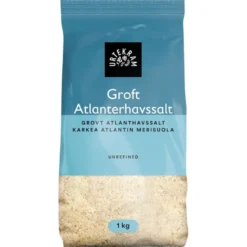 Grovt Atlanthavssalt Oraffinerat, 1 kg