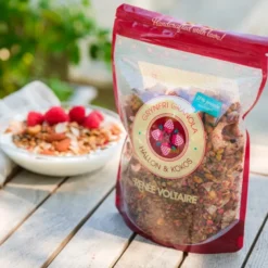 Grynfri Granola Hallon & Kokos, 375 g