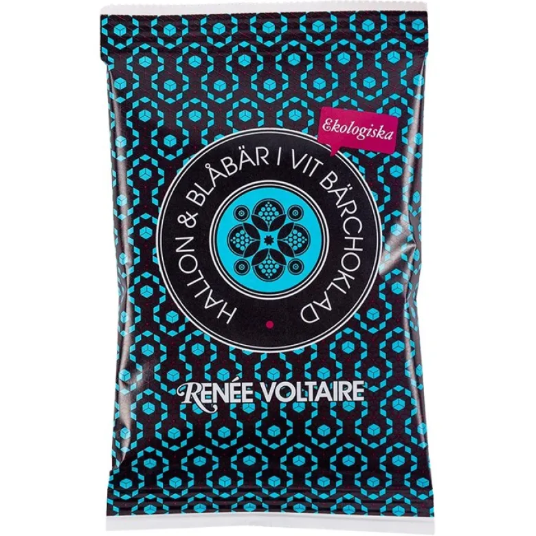 Hallon & Blåbär i Vit Bärchoklad, 45 g