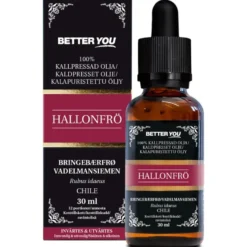 Hallonfröolja Kallpressad, 30 ml