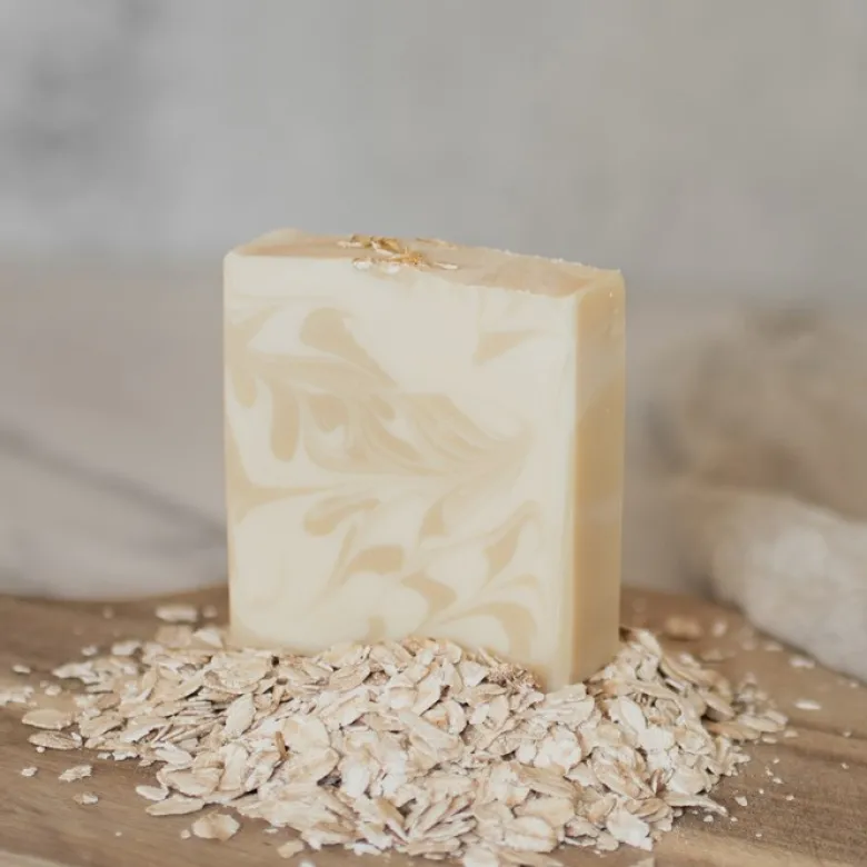 Handgjord Tvål - Havre & Kaolin, ca. 150 g