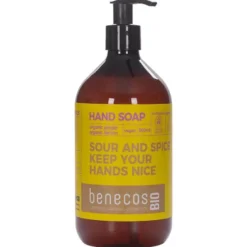 Hand Soap Organic Ginger & Lemon, 500 ml
