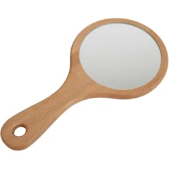 Handspegel Bokträ