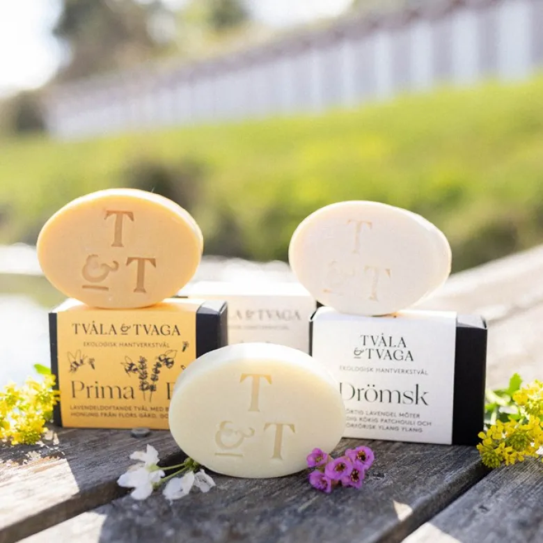 Hantverkstvål Drömsk - Lavendel, Patchouli & Ylang Ylang, ca. 120 g