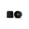 Kapsyl med droppinsats - Svart, 18 mm