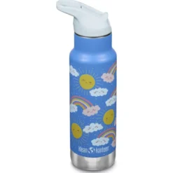 Kid Classic Isolerad Vattenflaska - Rainbows, 355 ml