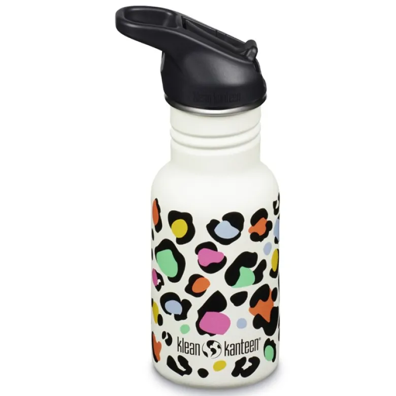 Kid Classic Vattenflaska - Leopard Print, 355 ml