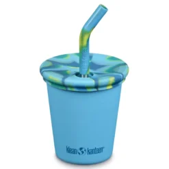 Kids Cup med Sugrörslock - Hawaiian Ocean, 296 ml
